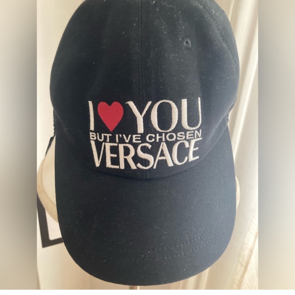 Versace Baseball Cap Black Medusa Logo